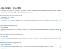 Tablet Screenshot of mis-juegos-favoritos.blogspot.com