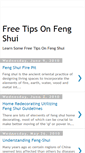 Mobile Screenshot of free-tips-on-feng-shui.blogspot.com