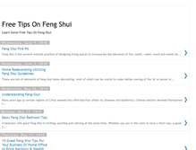 Tablet Screenshot of free-tips-on-feng-shui.blogspot.com