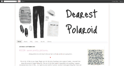 Desktop Screenshot of dearest-polaroid.blogspot.com