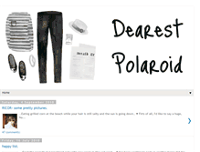 Tablet Screenshot of dearest-polaroid.blogspot.com