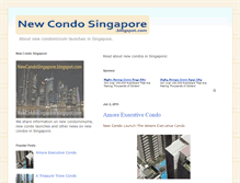 Tablet Screenshot of newcondosingapore.blogspot.com