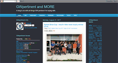 Desktop Screenshot of gwpertinent.blogspot.com