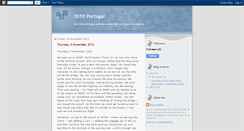 Desktop Screenshot of 2010portugal.blogspot.com