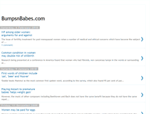 Tablet Screenshot of bumpsnbabesblog.blogspot.com