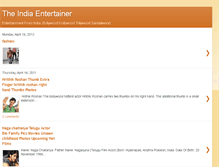 Tablet Screenshot of indiaent.blogspot.com