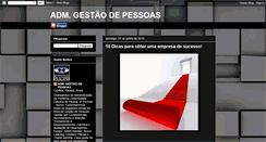 Desktop Screenshot of admgestaopessoas.blogspot.com