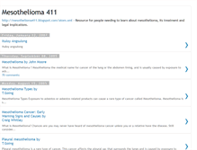 Tablet Screenshot of mesothelioma411.blogspot.com