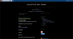 Desktop Screenshot of inju5tice.blogspot.com