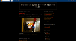 Desktop Screenshot of 87weirclassreunion.blogspot.com