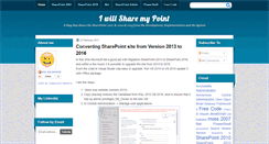 Desktop Screenshot of iwillsharemypoint.blogspot.com