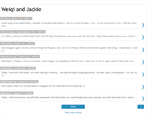 Tablet Screenshot of jackie-weiqi.blogspot.com