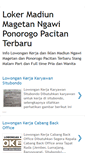 Mobile Screenshot of lokermadiunmagetangawiponorogopacitan.blogspot.com