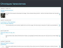 Tablet Screenshot of chroniquesvarsoviennes.blogspot.com