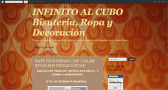 Desktop Screenshot of creacionesinfinitoalcubo.blogspot.com