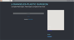 Desktop Screenshot of laplasticsurgeon.blogspot.com