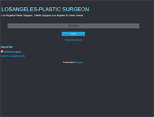 Tablet Screenshot of laplasticsurgeon.blogspot.com