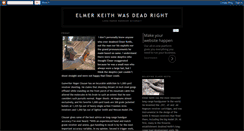 Desktop Screenshot of elmerkeithwasdeadright.blogspot.com