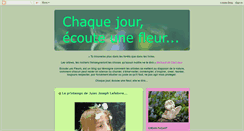 Desktop Screenshot of ecoute-les-fleurs.blogspot.com