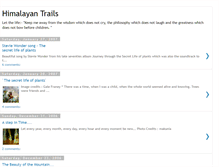Tablet Screenshot of himalayan-trails.blogspot.com