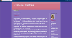 Desktop Screenshot of entremisburbujas.blogspot.com