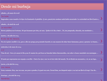 Tablet Screenshot of entremisburbujas.blogspot.com