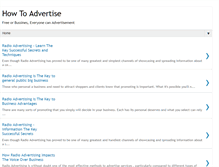Tablet Screenshot of howto-advertise.blogspot.com