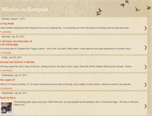 Tablet Screenshot of missiontokampala.blogspot.com