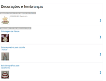 Tablet Screenshot of decoracoeselembrancas.blogspot.com