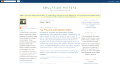 Desktop Screenshot of cseeducationmatters.blogspot.com