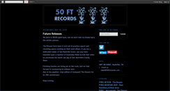 Desktop Screenshot of 50ftrecords.blogspot.com