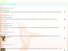 Tablet Screenshot of lifeasacrabb.blogspot.com