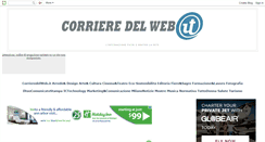 Desktop Screenshot of ilcorrieredelweb.blogspot.com