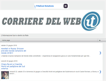 Tablet Screenshot of ilcorrieredelweb.blogspot.com