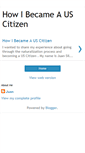 Mobile Screenshot of become-us-citizen.blogspot.com