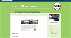 Desktop Screenshot of plataformaroquenublo.blogspot.com