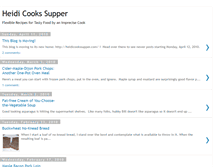 Tablet Screenshot of heidicookssupper.blogspot.com