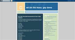 Desktop Screenshot of massgaydems.blogspot.com