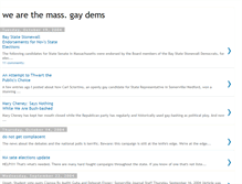 Tablet Screenshot of massgaydems.blogspot.com