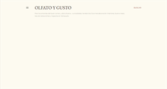 Desktop Screenshot of olfatoygusto.blogspot.com