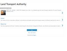 Tablet Screenshot of land-transport-authority.blogspot.com