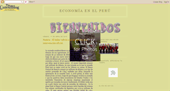 Desktop Screenshot of economia-en-el-peru.blogspot.com