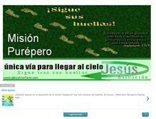 Tablet Screenshot of misionpurepero.blogspot.com