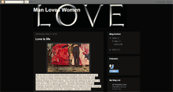 Desktop Screenshot of manloveswomen.blogspot.com