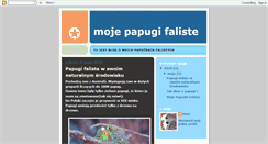 Desktop Screenshot of mojepapugifaliste.blogspot.com