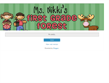 Tablet Screenshot of msnikki1stgrade.blogspot.com