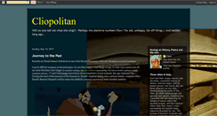 Desktop Screenshot of cliopolitan.blogspot.com