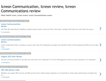 Tablet Screenshot of icreonreview.blogspot.com