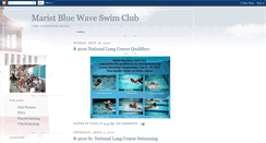 Desktop Screenshot of maristbluewave.blogspot.com