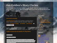 Tablet Screenshot of jangoldenstorycircles.blogspot.com